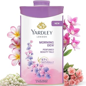 YARDLEY LONDON MORNING DEW PERFUMED BEAUTY TALC 100GM