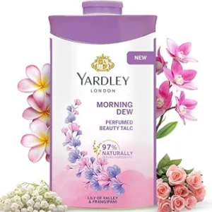 YARDLEY LONDON MORNING DEW PERFUMED BEAUTY TALC 100GM